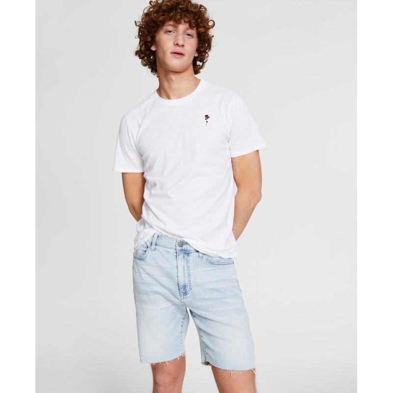 And Now This Mens Rose Graphic Tee  White  Small