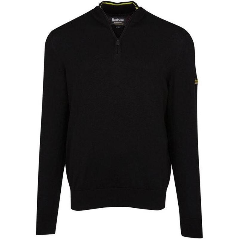 Barbour International Half Zip Black Jumper Jacket Xxl