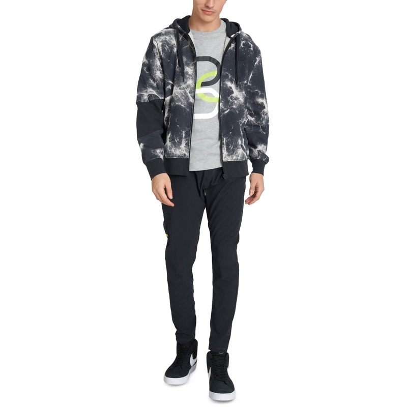 Caterpillar Men's Gray Active Full Zip Hoodie Medium