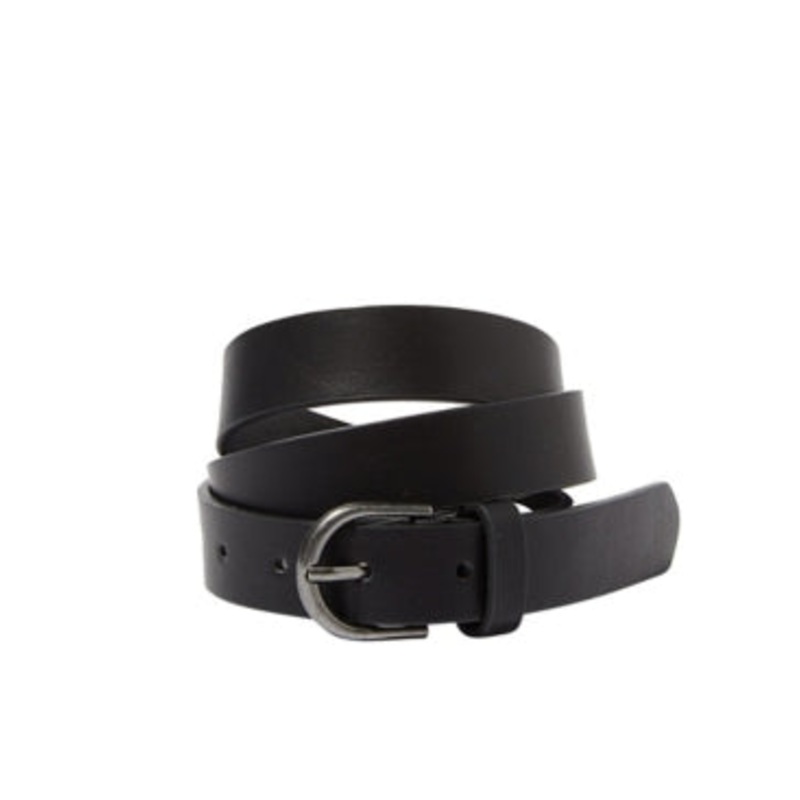 Cotton On Men's Slim Line Belt Black Small / Medium
