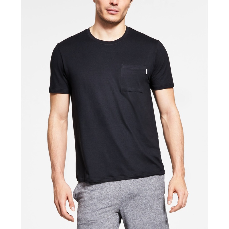 Alfani Men's Performance Pajama Tshirt Deep Black Small