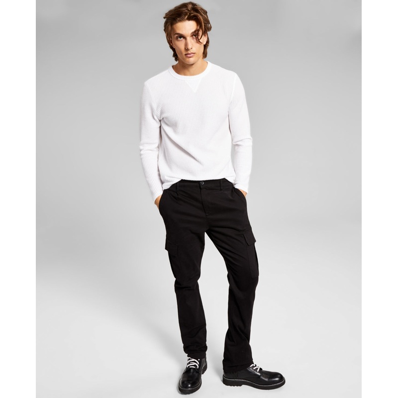 And Now This Men's Cargo Chino Pants Black 32 Reg