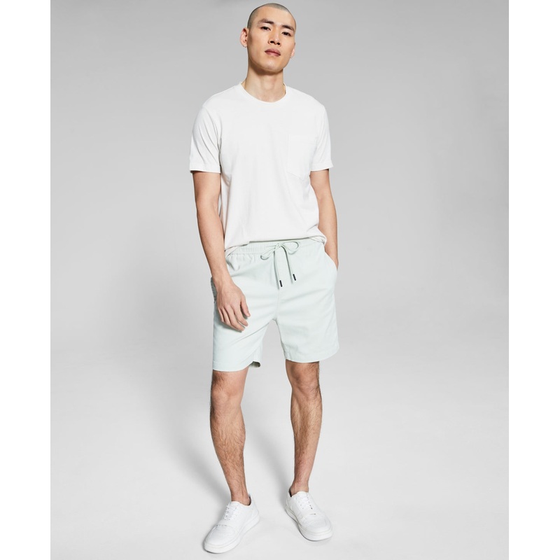 And Now This Mens Brushed Twill Everyday Short  Surfspray Green Large