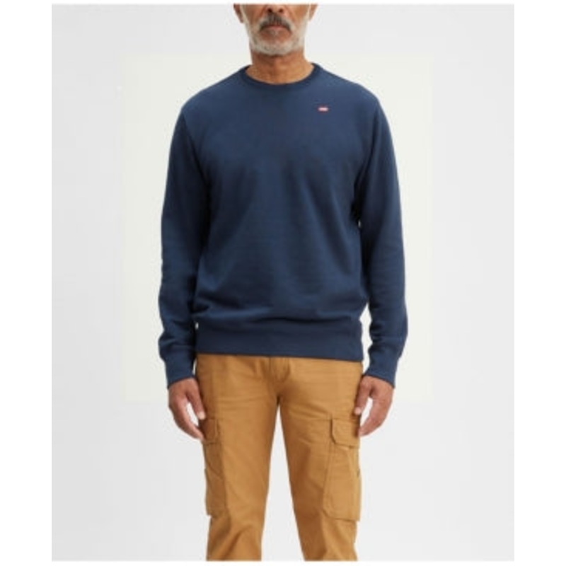 Levi's Men's Core Crewneck Sweatshirt Navy Xxl