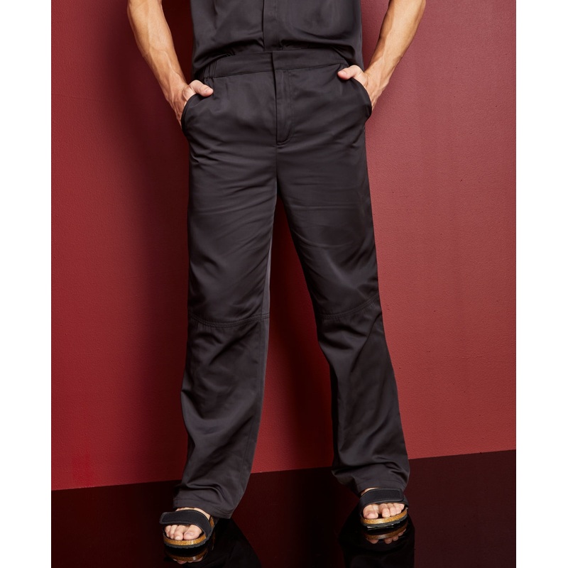 Mens Utility Flat Front Trouser Pants Royalty By Maluma BLACK 30 REG