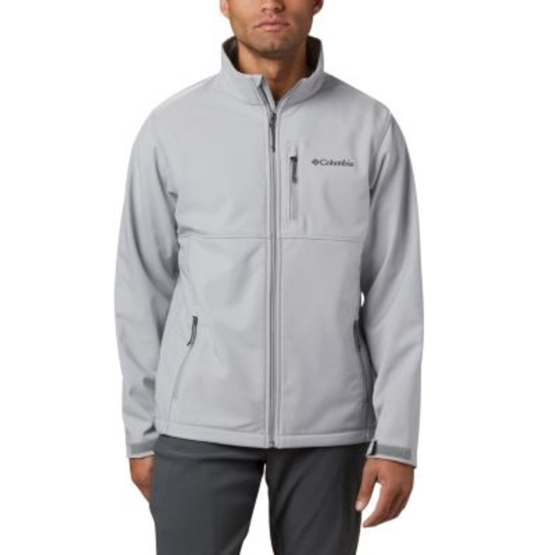 Columbia Ascender Softshell Jacket Men's Large Gray