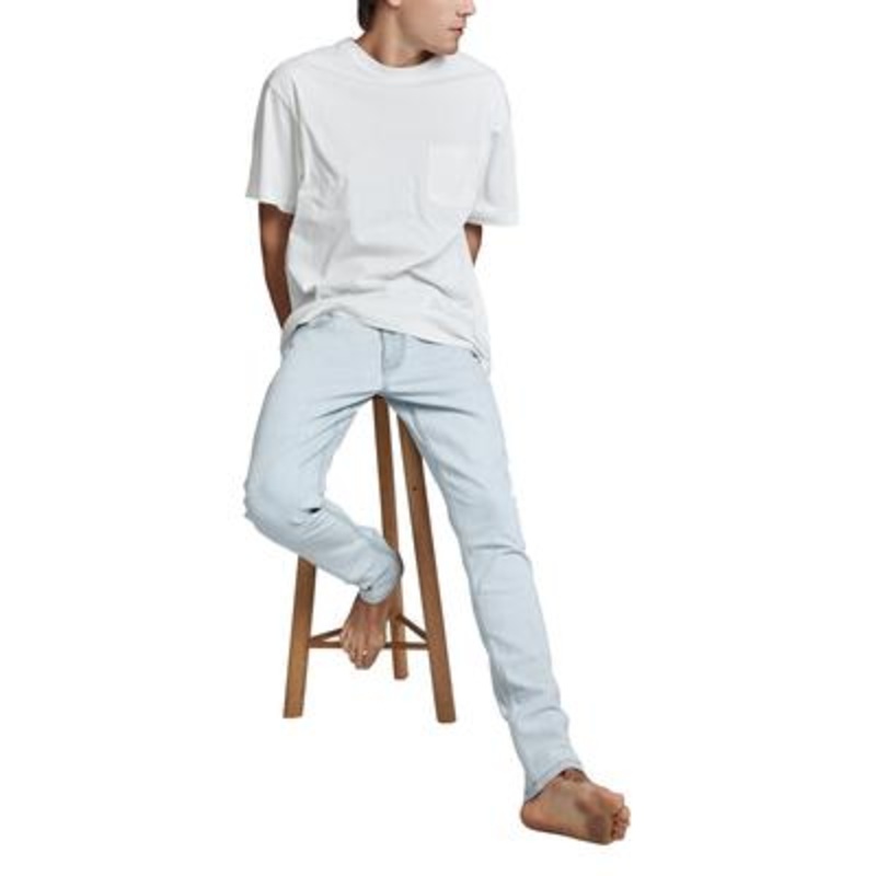 Cotton On Men's Super Skinny Jeans White 30 Reg