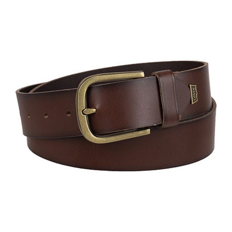 Levi's Men's Leather Belt  Brown Medium