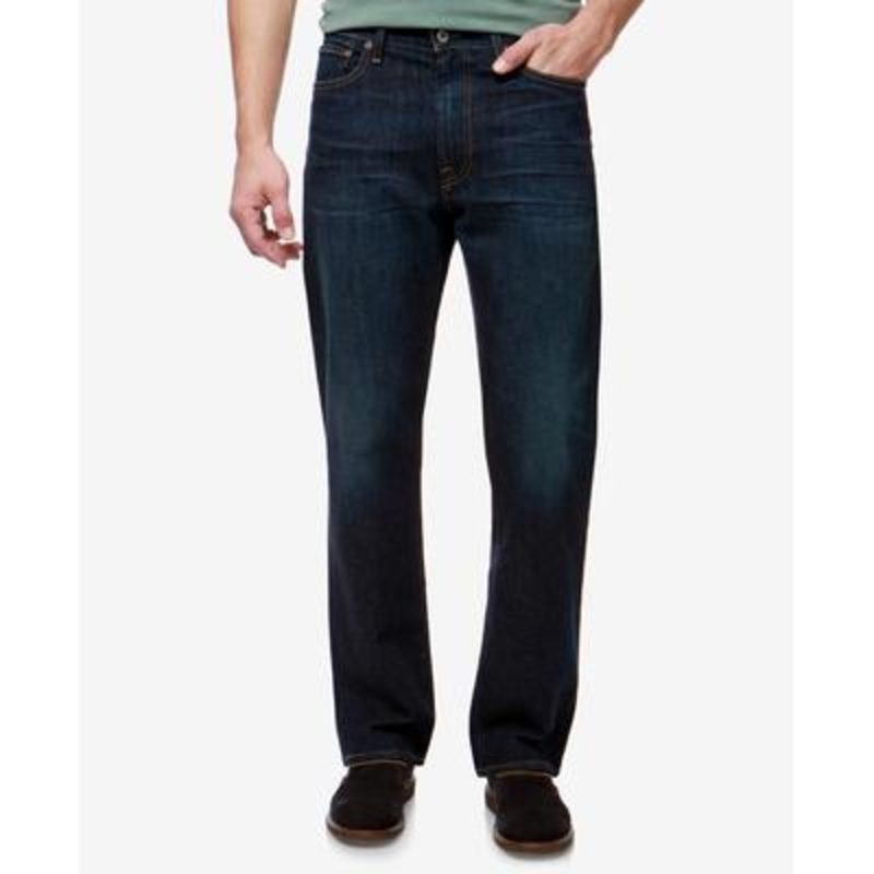 Lucky Brand 181 Relaxed Straight Oceanside Men's Jeans Navy 34X34