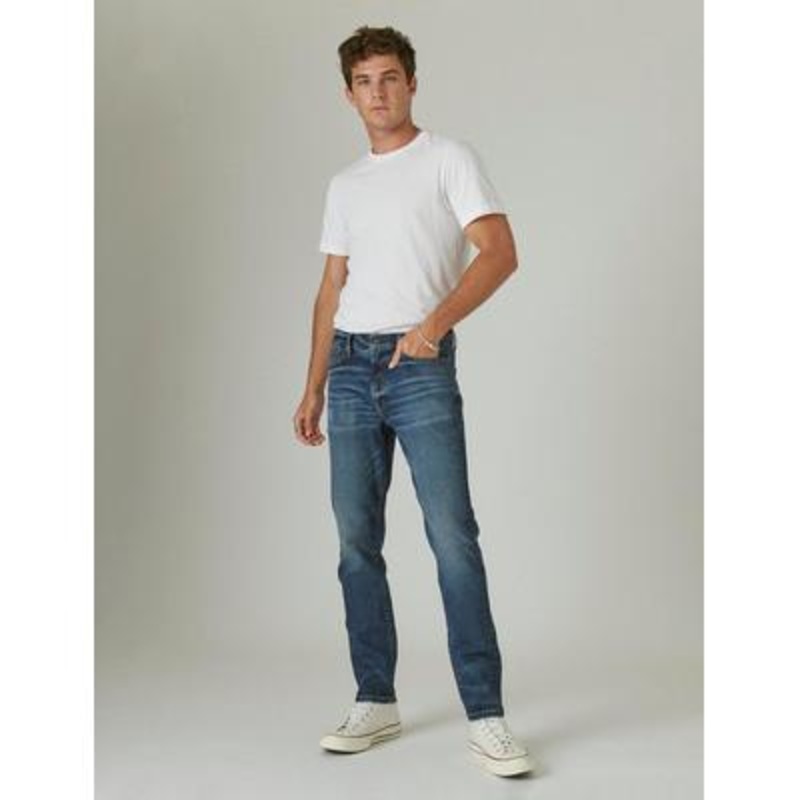 Lucky Brand Men's 411 Athletic Taper Jeans   Blue 38X30