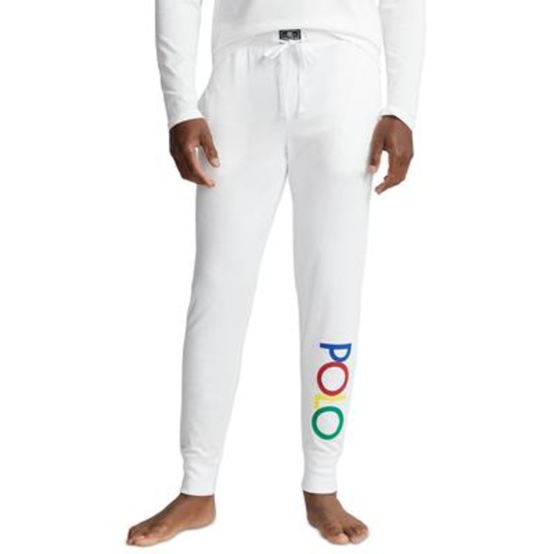 Polo Ralph Lauren Men's White Slim Sleep Joggers  Size Large