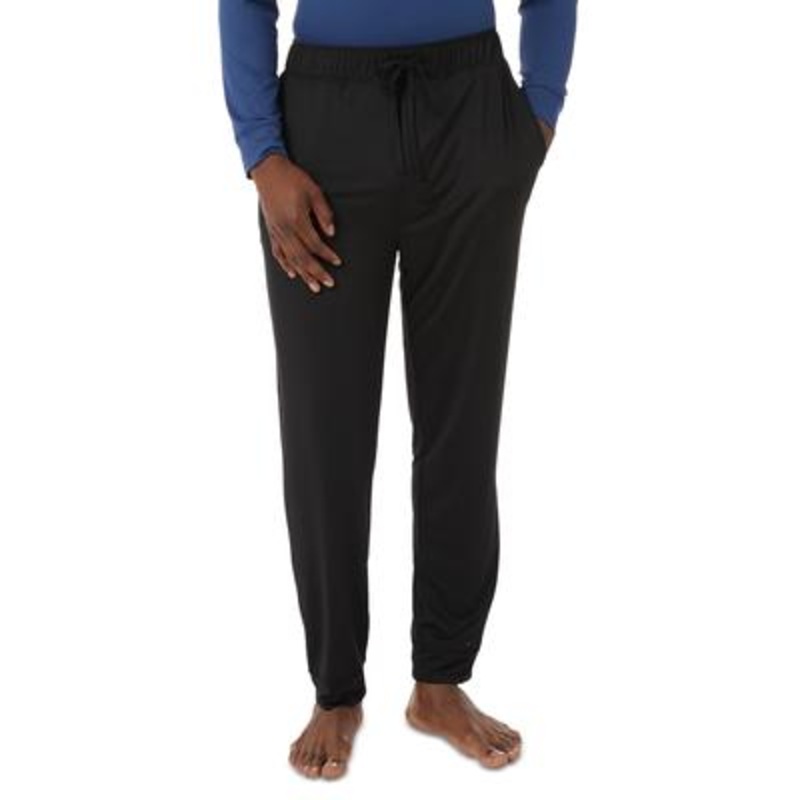 32 Degrees Men's Comfort-Stretch Pajama Pants Black Large