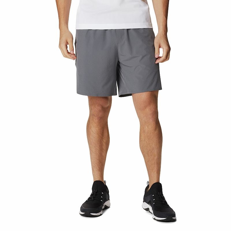 Columbia Mens Regular fit Casual Hiking Shorts XXL /  Grey Solid