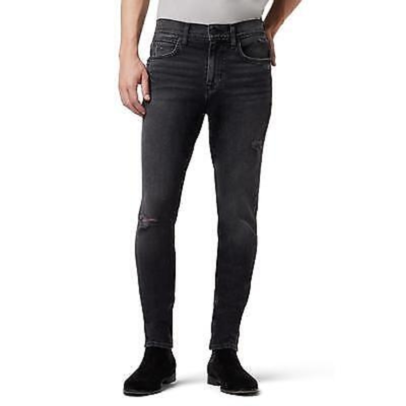 Hudson Men's Ash Slim Jeans Winslow Black 32 x 33