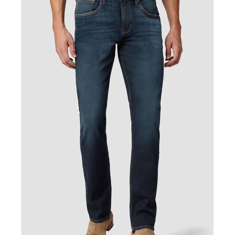 Hudson Mens Navy Dark Wash Slim Jeans 32 Reg