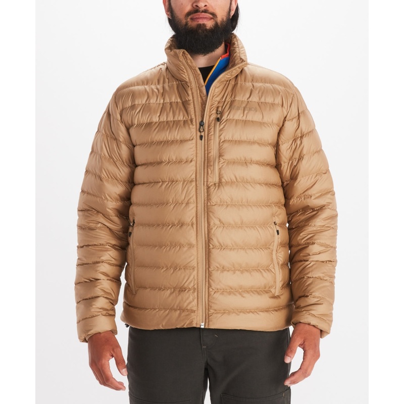 Marmot Men's Highlander Puffer Jacket XL Cocoa Brown