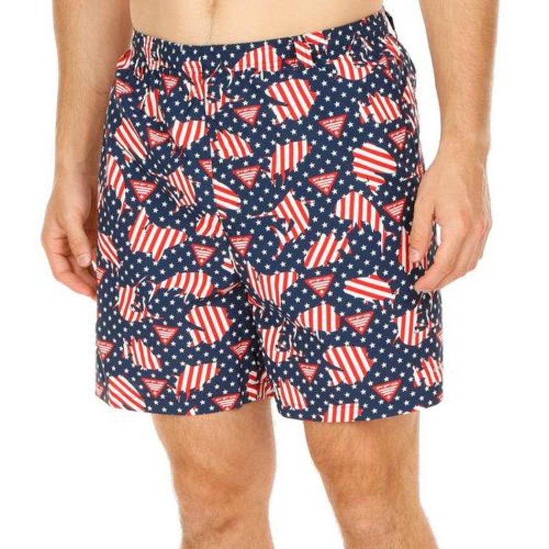 PFG Columbia Mens Regular fit Swim Trunks Swimwear XL / 6 Multicolor