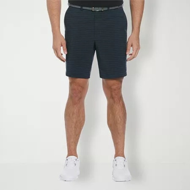 Pga Tour Mens Regular fit Golf Shorts 40 / 8 Black Check