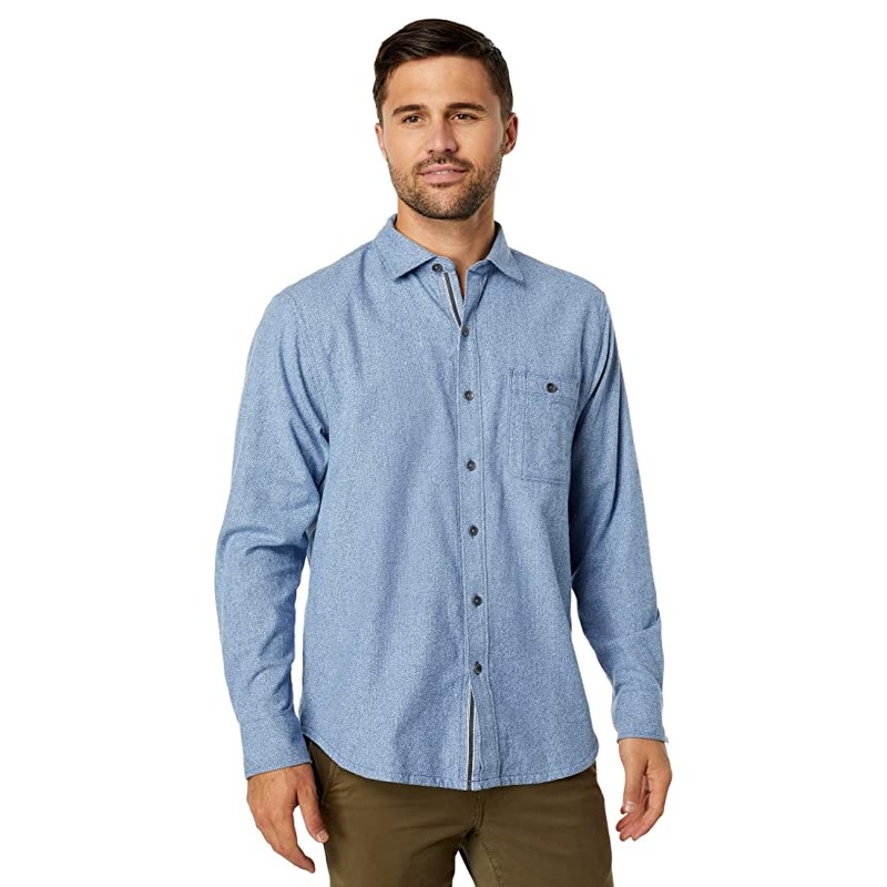 Tommy Bahama Men's San Mateo Long sleeve Button Down Shirt Kingdom Blue XXL