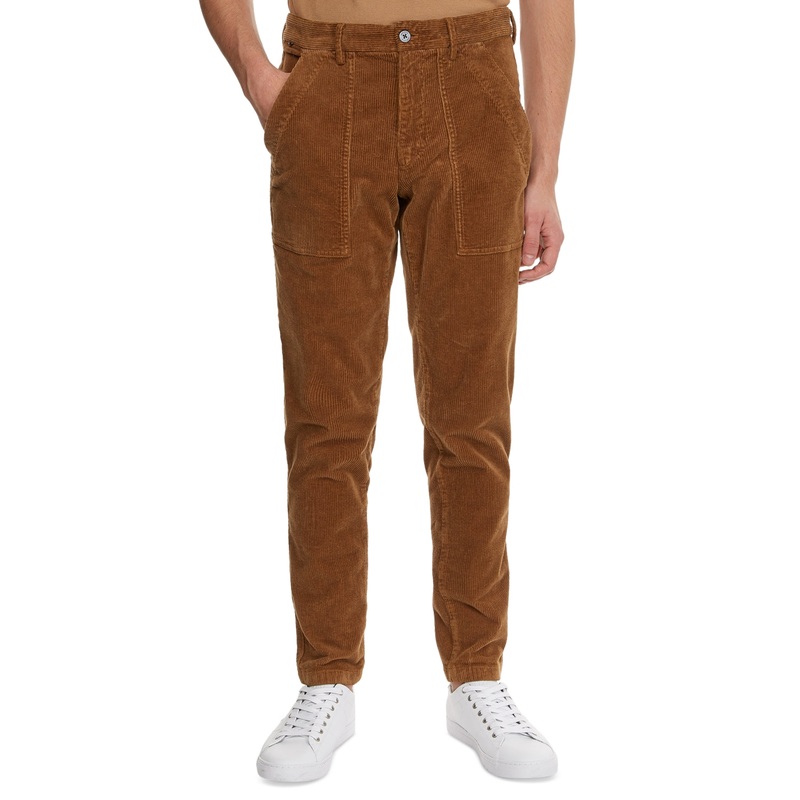 Tommy Hilfiger Mens Corduroy Chino Pants Dark Brown 38 X 32