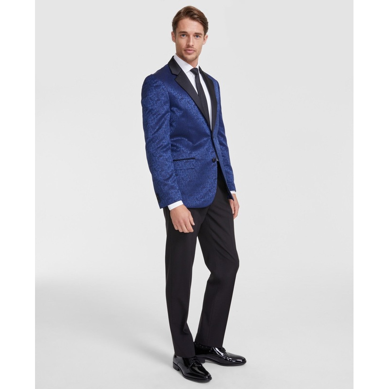 Vince Camuto Mens Slim fit Suit Jacket Blazer 40 R Blue