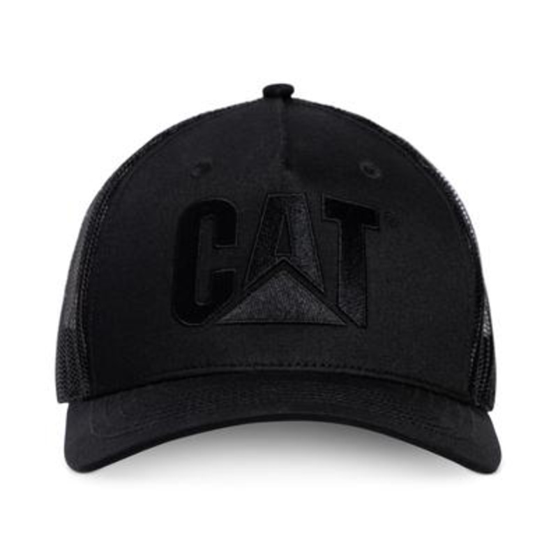 Caterpillar Men's Cat Black Baseball Hat Cap