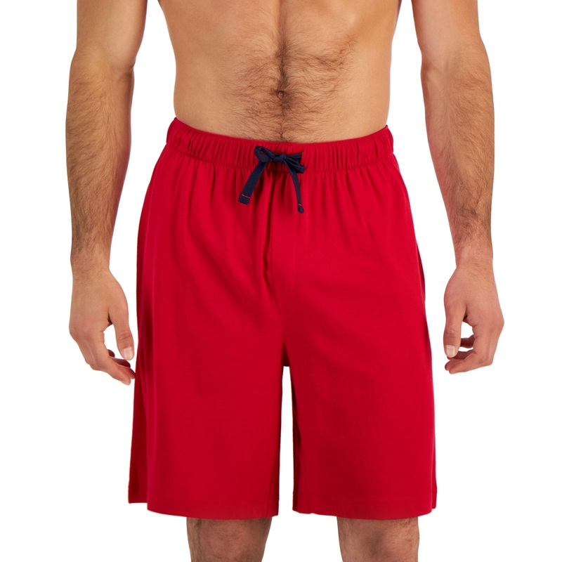 Club Room Mens Pajama Shorts Red XL