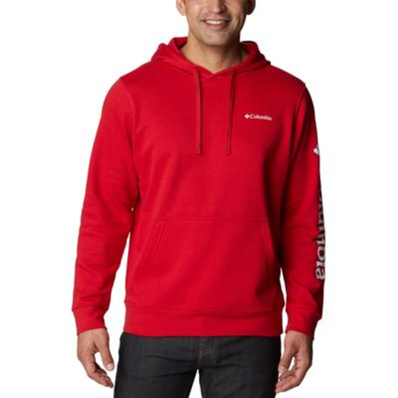 Columbia Men's Trek Hoodie Sweatshirt XXL 2XL Red