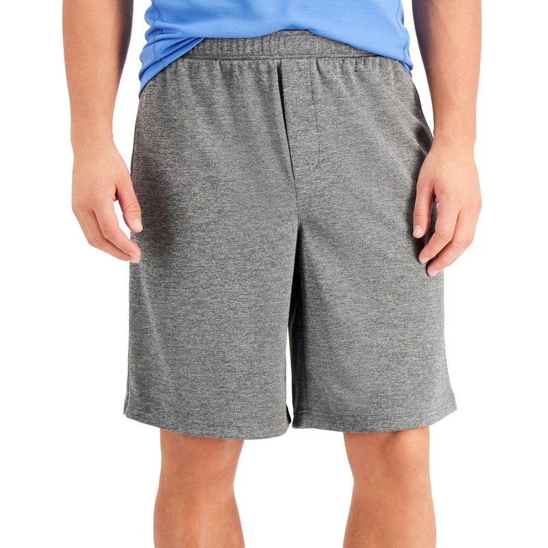 Id Ideology Mens Mesh Break Shorts Gray Large