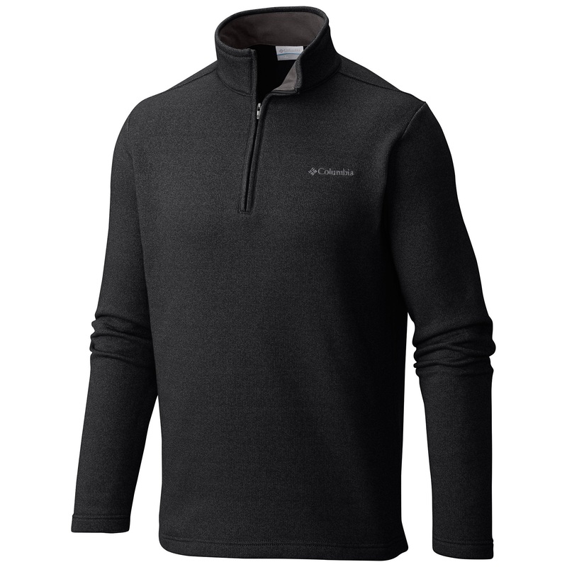 Men's Columbia Great Hart Mountain Iii 1/2 Zip Pullover Sweatshirt 3XL Black