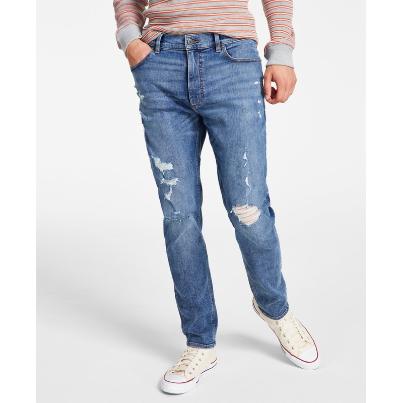 Sun + Stone Men's Athletic Fit Jeans Medium Blue Wash 38 Reg