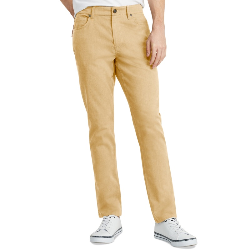 Tommy Hilfiger Th Temp 5 Pocket Pants Champagne Toast 42 x 34 Beige