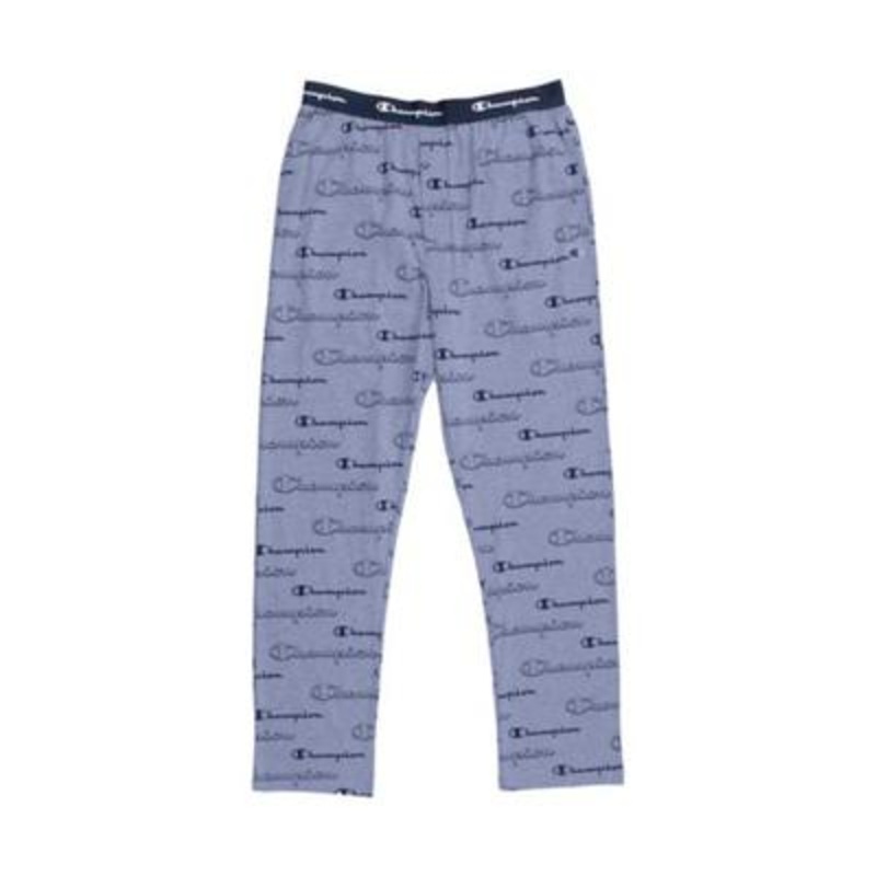 Champion Men's Champion Sleep Logo Print Pants 30" Navy Medium