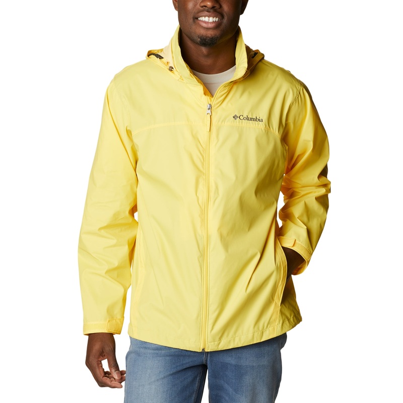 Columbia Men's Glennaker Lake Rain Jacket Sun Glow YELLOW XL