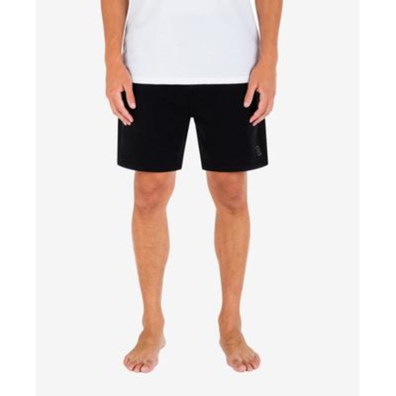 Hurley Mens Icon Boxed Sweat Shorts  Black Large