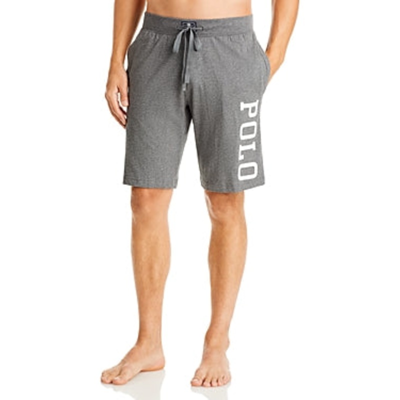 Polo Ralph Lauren Mens Logo 100% Cotton Sleep Short Grey Small