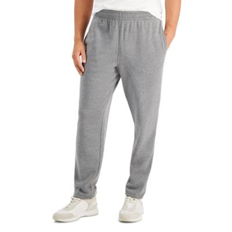 Id Ideology Men's Solid Fleece Pants  Stormy Heather Gray 3XL