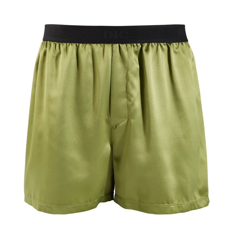 International Concepts Men's Boxer Shorts Dark Green Medium