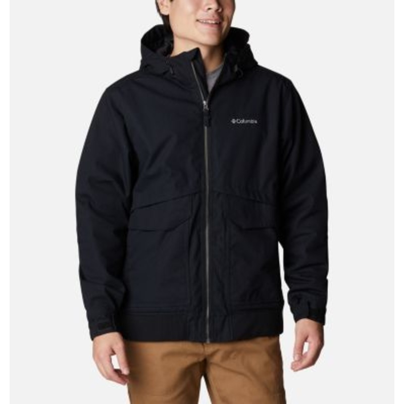 Men's Columbia Loma Vista II Hooded Jacket Black Size Large