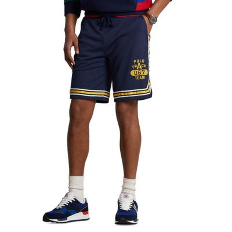 Polo Ralph Lauren Mens Logo Mesh Shorts Blue XL