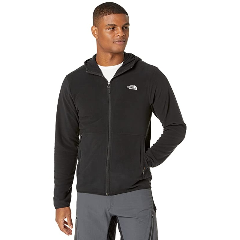 The North Face TKA Glacier Fleece Jacket Men's Size Large Black