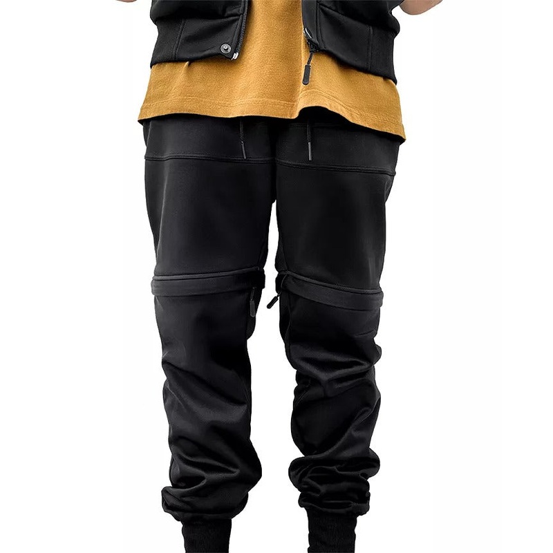 COOL CREATIVE Men's Relaxed-Fit Tracksuit Pants XXL W/ Zip-Off Legs