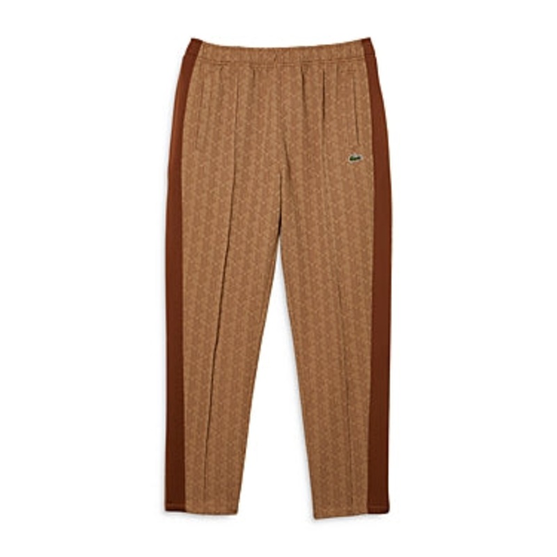 Lacoste Men's Monogram Track Pants Dark Beige XXL