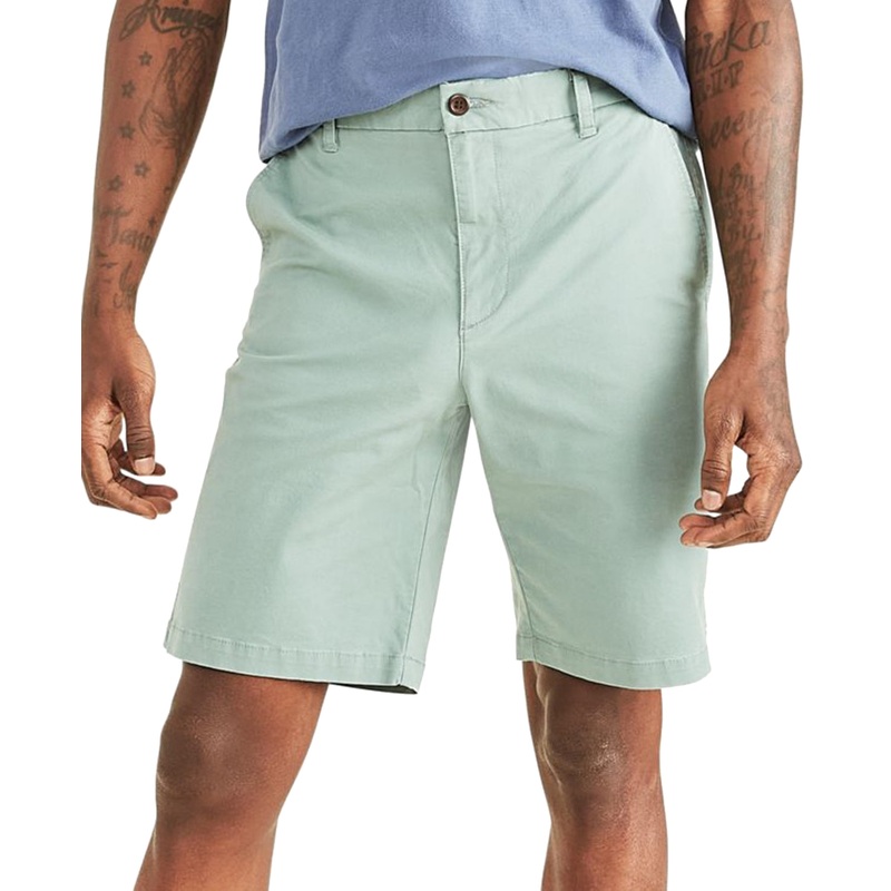 Dockers Mens Green Shorts 38 Reg Flex Comfort Waistband