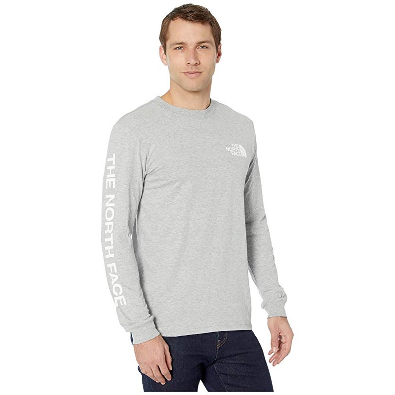 The North Face Sleeve Hit Longsleeve Tshirt Men  Light Grey  Medium