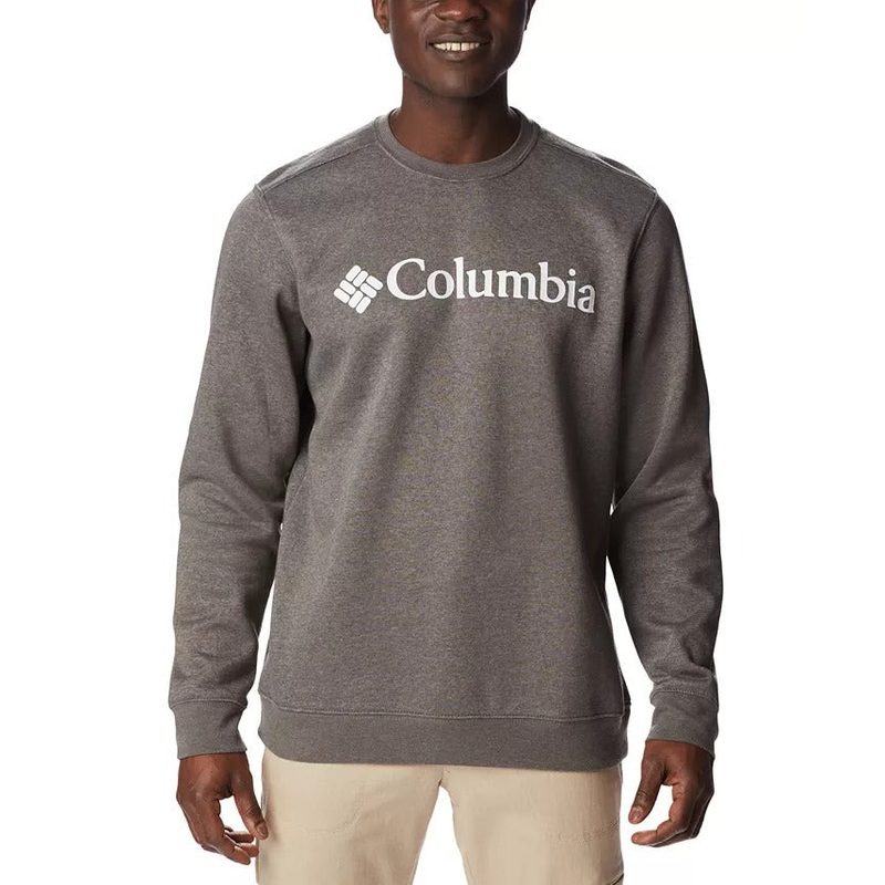Columbia Men's Trek Crew Sweatshirt  Gray Large