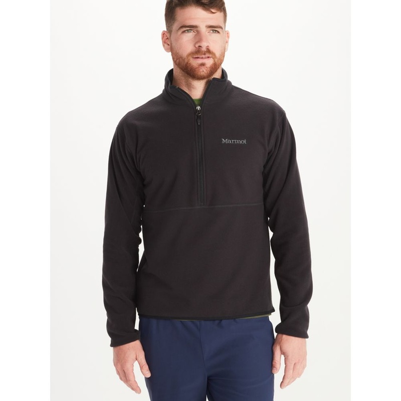 Marmot Rocklin 1/2 Zip Black Men's Sweatshirt Xl