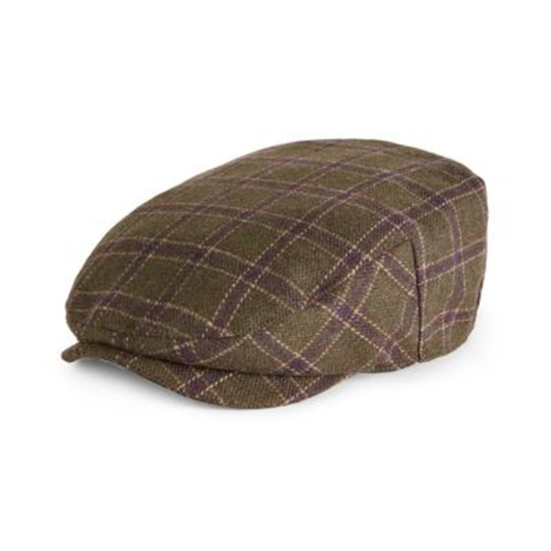 Stetson Men's Plaid Ivy Hat Dark Green Xl