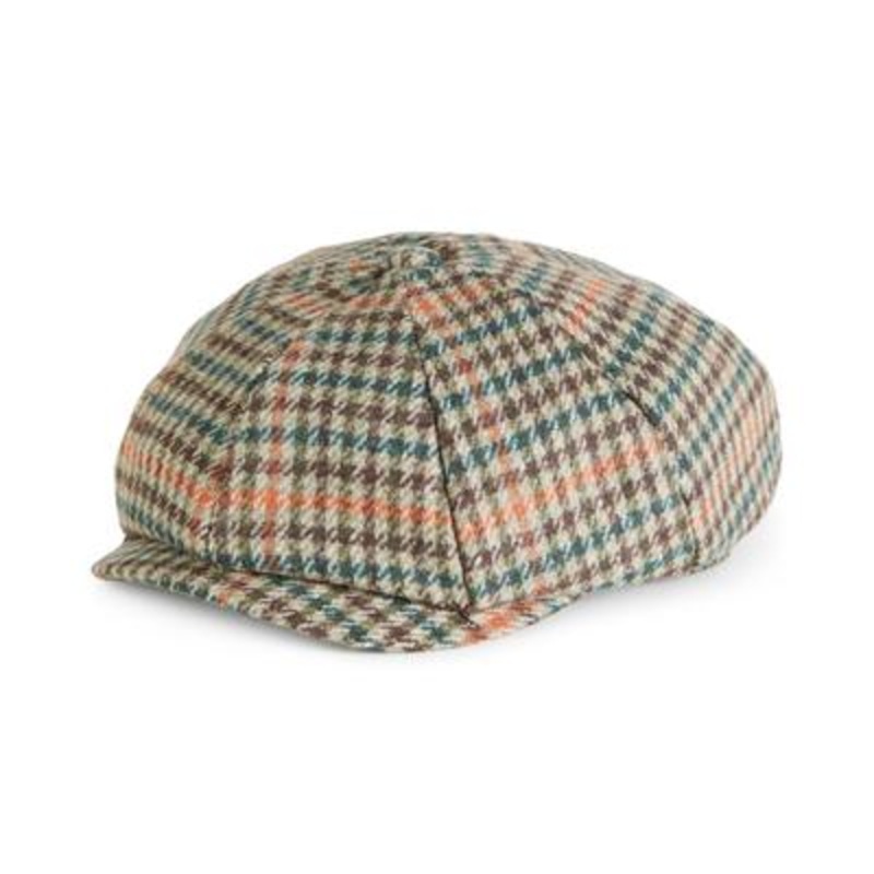 Stetsons Men's Hat Dorfman Pacific Plaid Ivy Cap Brown Large