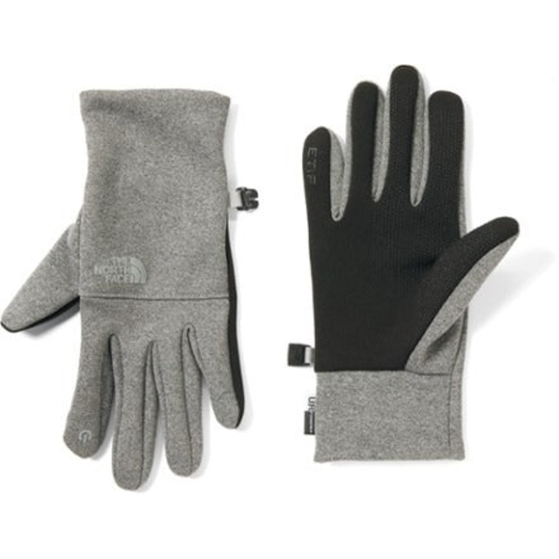 The North Face Mens Etip Recycled Gloves Grey  Medium